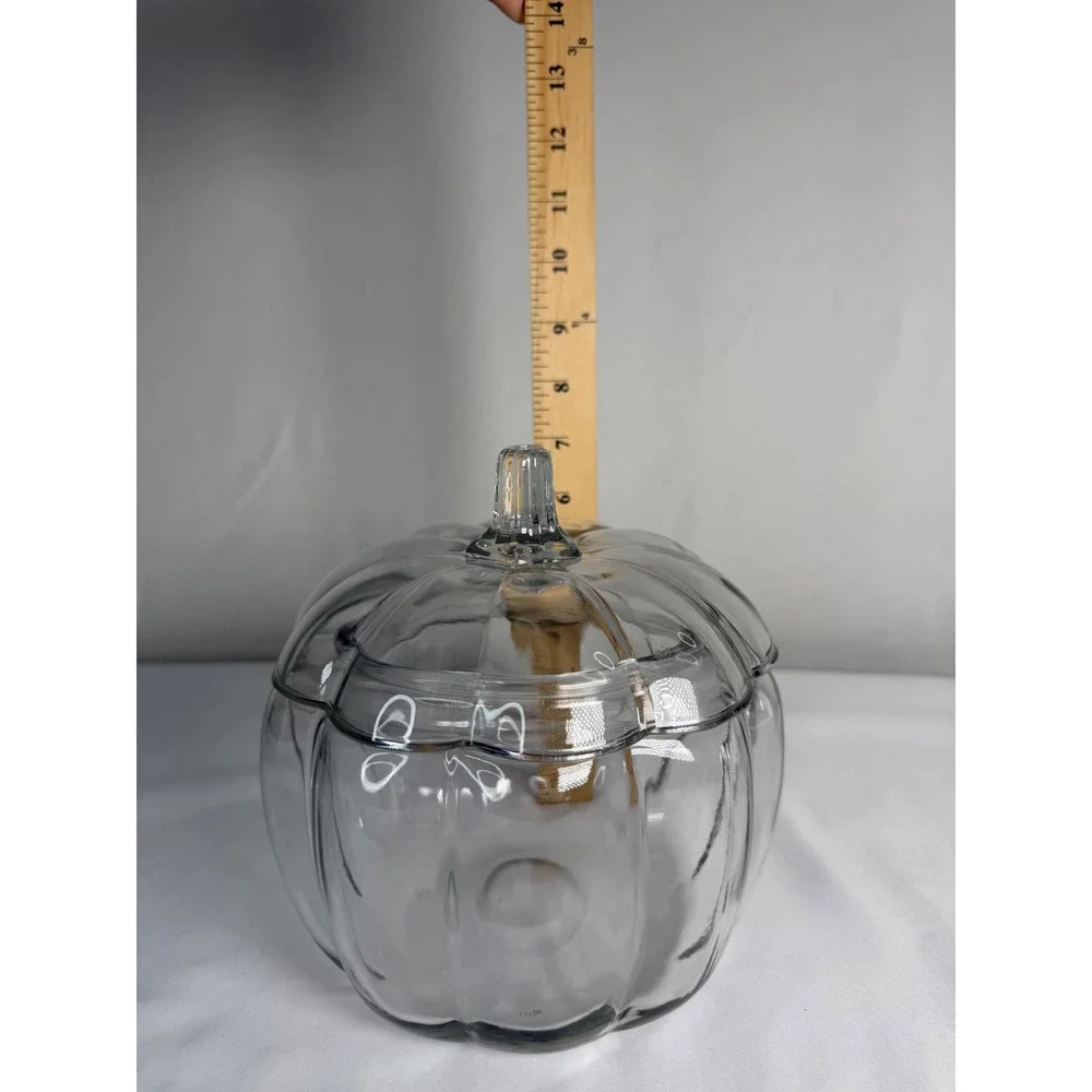 VINTAGE Anchor Hocking Pumpkin Jar Unisex OS Clear EXCELLENT
